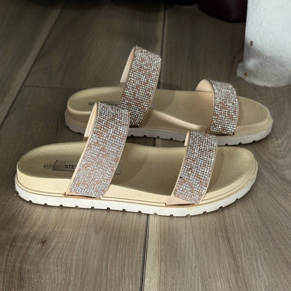 Steve Madden Rhinestone Sandals - Picture 3 of 3